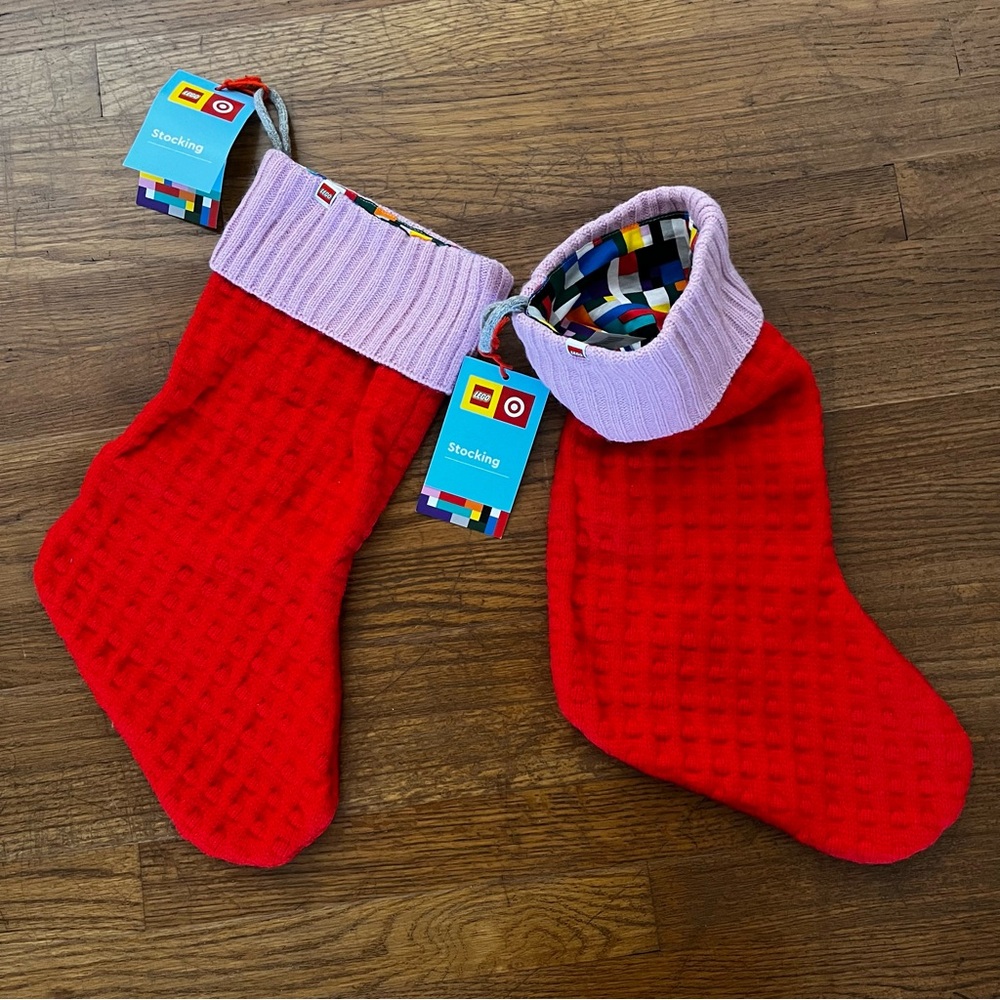 Lego Red and Purple Stocking